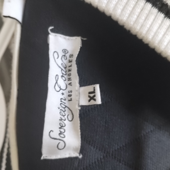 Sovereign Code Conrad Diamond Quilted Jacket (Black and white) - Picture 2 of 4